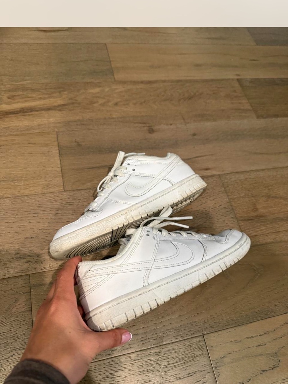 Nike White Low-Top Sneakers